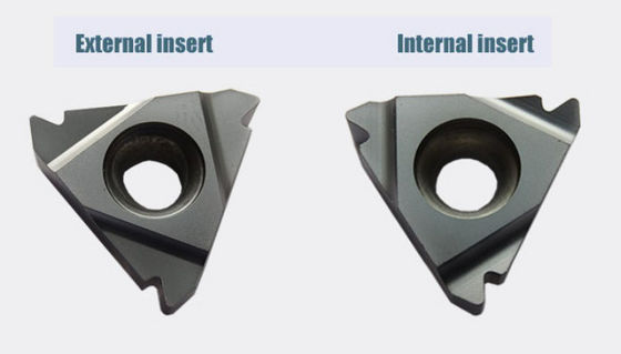 22NR API382 API Threading Inserts Carbide Cutting Inserts Alat CNC Dengan Kecepatan Tinggi