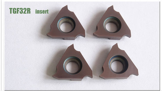 TGF32R175 Stainless Steel SS Carbide Grooving Sisipan Alat Alur Bubut
