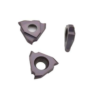 Sisipan Tungsten Carbide Segitiga OEM Untuk Mesin Bubut CNC Stainless Steel GBA43R320