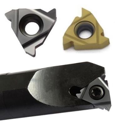TT32R6003 ISO Carbide Threading Sisipan PVD Coating 10pcs / Box