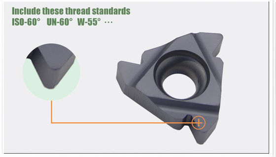 OEM / ODM Sisipan Baja Berkecepatan Tinggi ISO Turning Sisipan Seri W