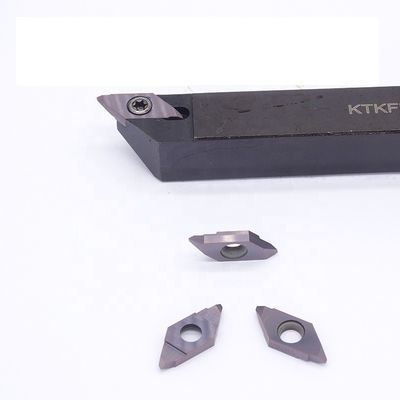 Pelapisan PVD CNC Carbide Insert Bubut CNC Threading Insert TKFT12R6005