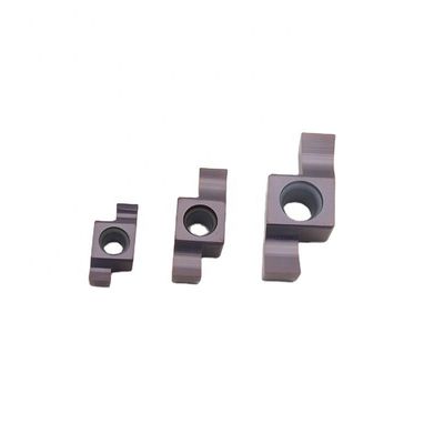 Ketahanan Aus GER300-E Tungsten Carbide Cutting Insert Sisipan Grooving Wajah