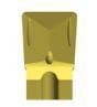 MGMN400-G Indexable Carbide Insert Parting Tool Untuk Mesin CNC Cut Off