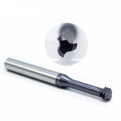 Internal Solid Carbide Thread Milling Tool Cutter End Mill Untuk Bubut CNC HR50-65